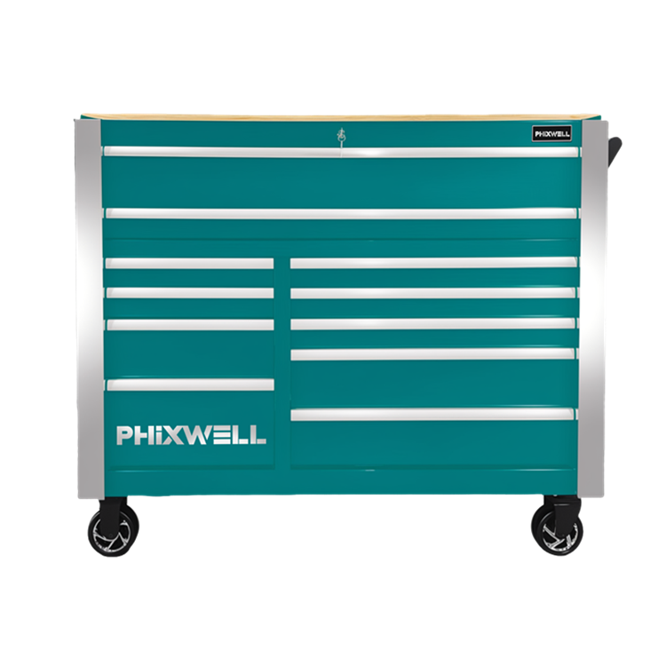 719520PHIXWELL Ormar za alat s 11 ladica i set alata od 377 komada