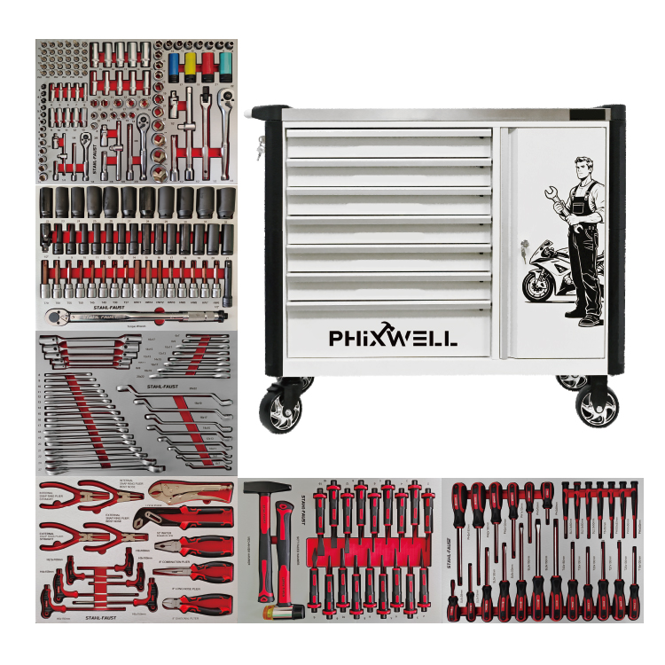 719516 PHIXWELL 7 ladica novi model ormarića za alat