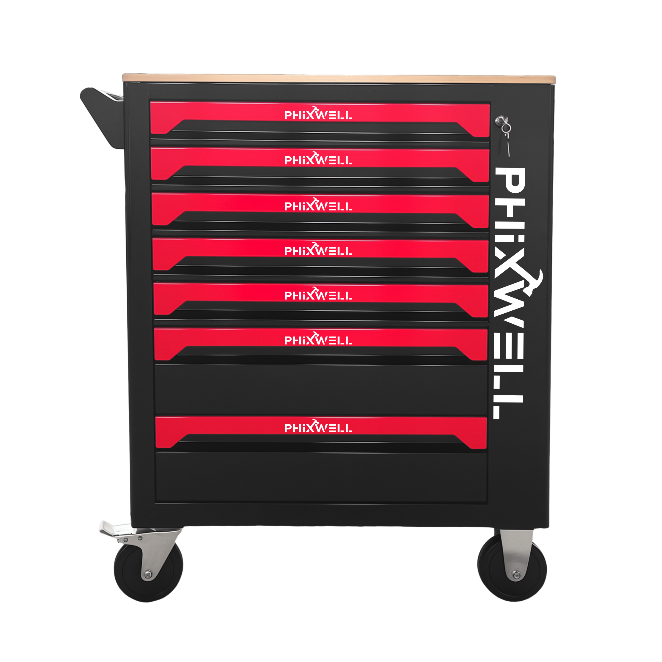 719507 PHIXWELL Ormar za alat sa 7 ladica i pultom